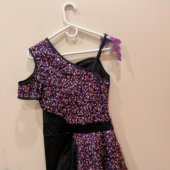 Purple sequence Dance/performance costume - Picture 9 of 12